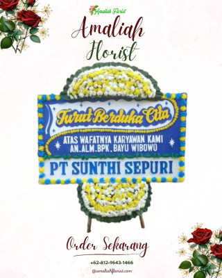 Papan Bunga Duka di Cihapit