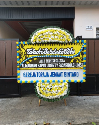 Papan Bunga Duka di Cihapit