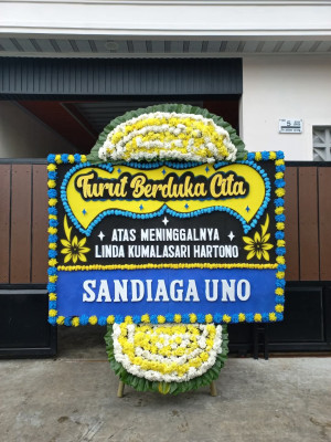 Papan Bunga Duka di Cihapit